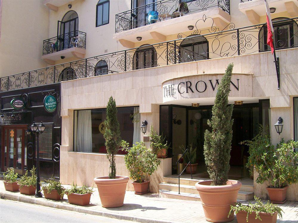 The Crown Hotel Buġibba Kültér fotó